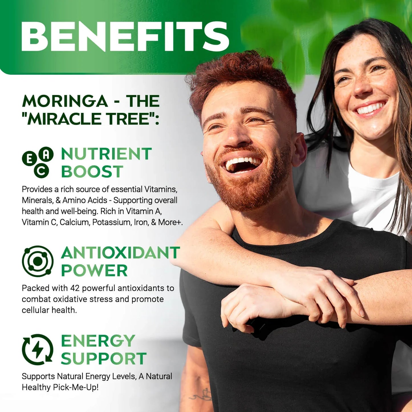 WellHealth® Moringa Powder Capsules
