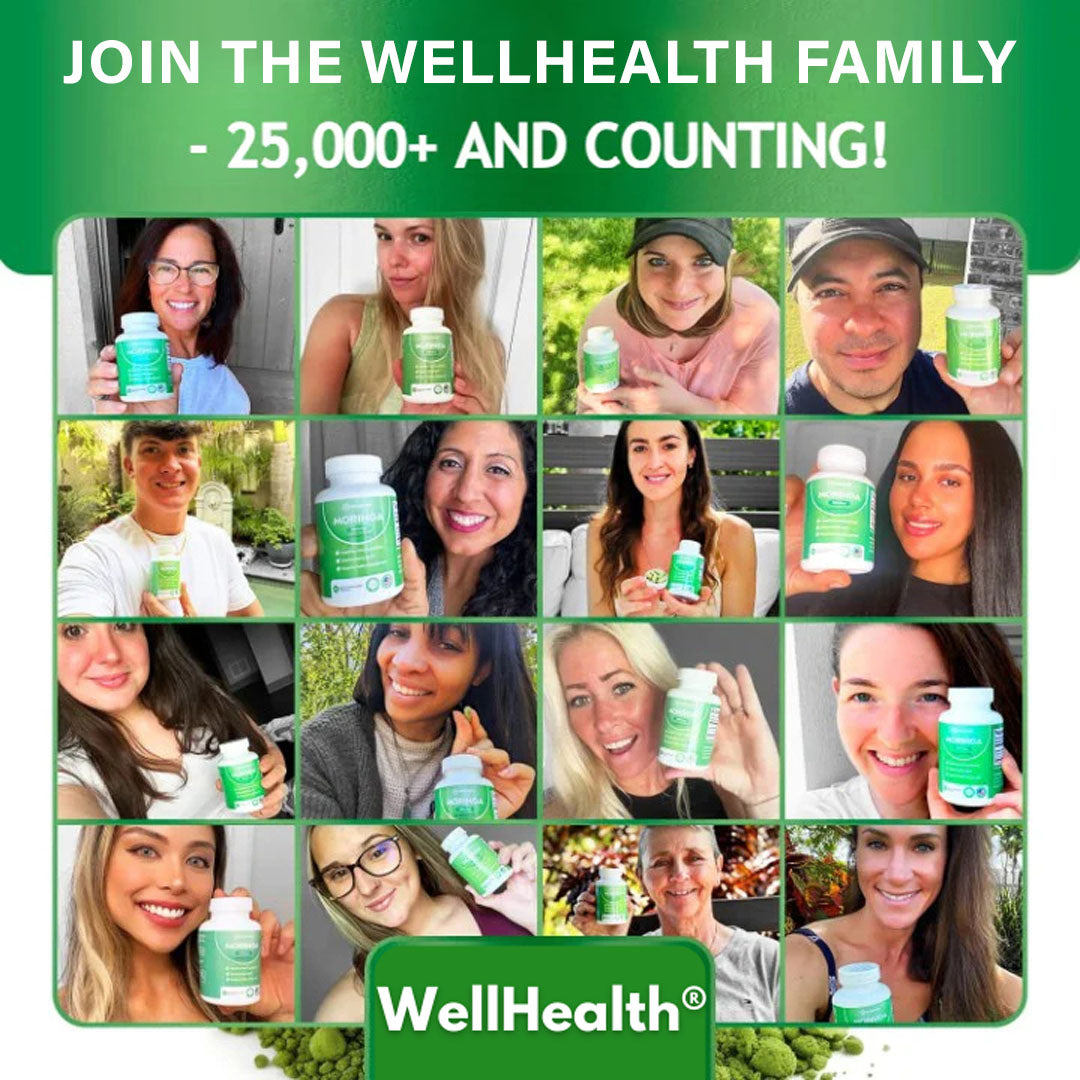 WellHealth® Moringa Powder Capsules