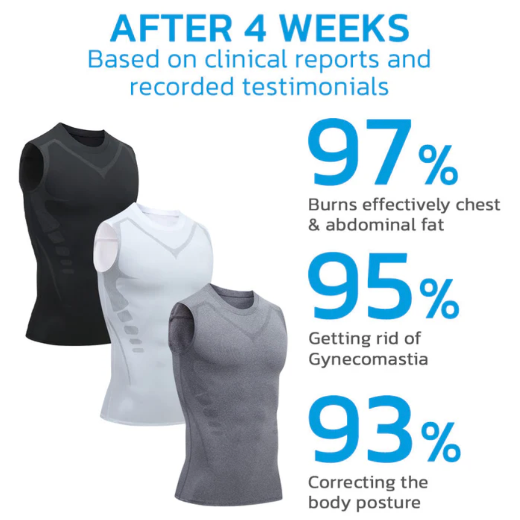 Sugoola™ Tourmaline posture corrector T-shirt MENIONIC -
