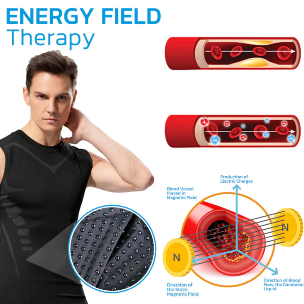 Sugoola™ Tourmaline posture corrector T-shirt MENIONIC -