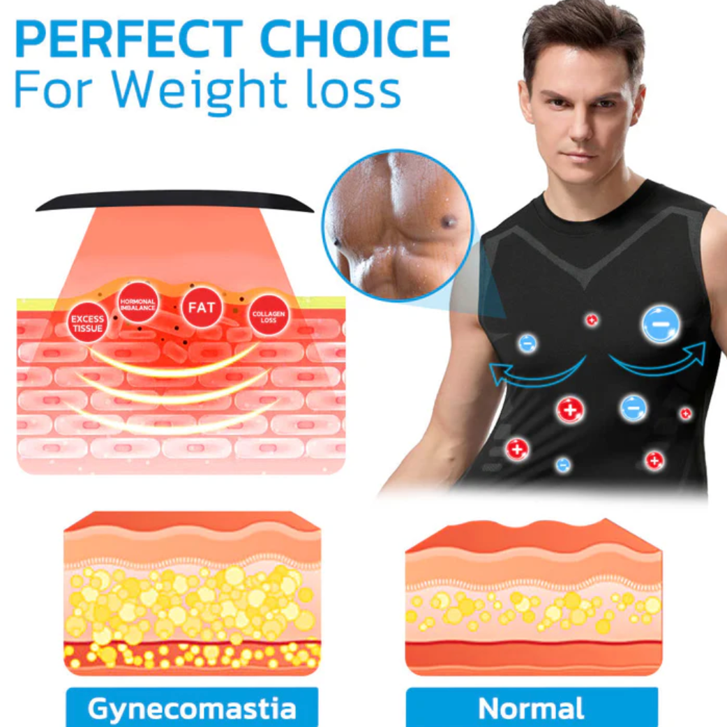 Sugoola™ Tourmaline posture corrector T-shirt MENIONIC -
