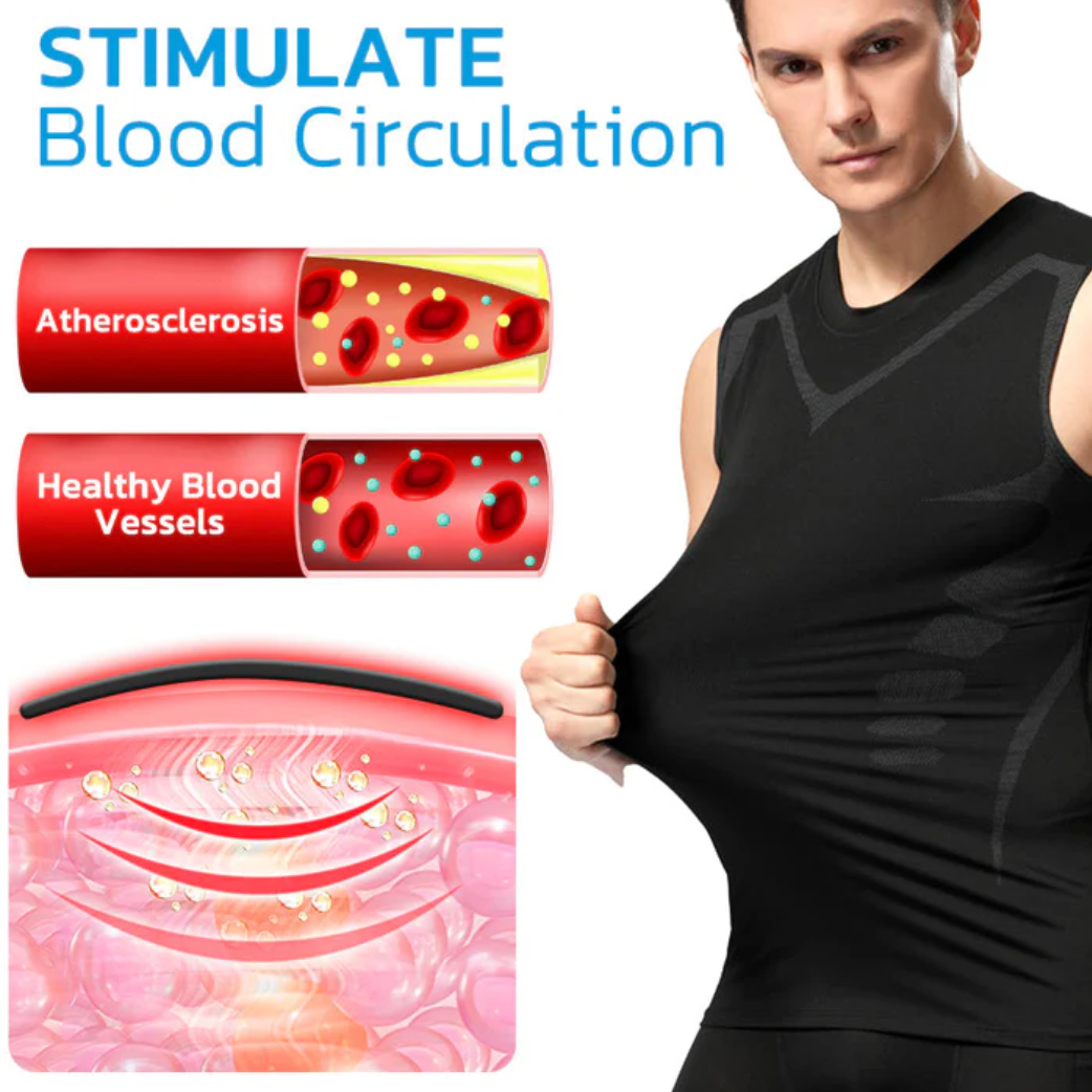 Sugoola™ Tourmaline posture corrector T-shirt MENIONIC -