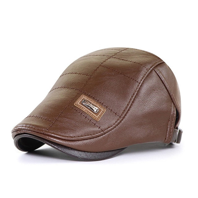 Leather Beret