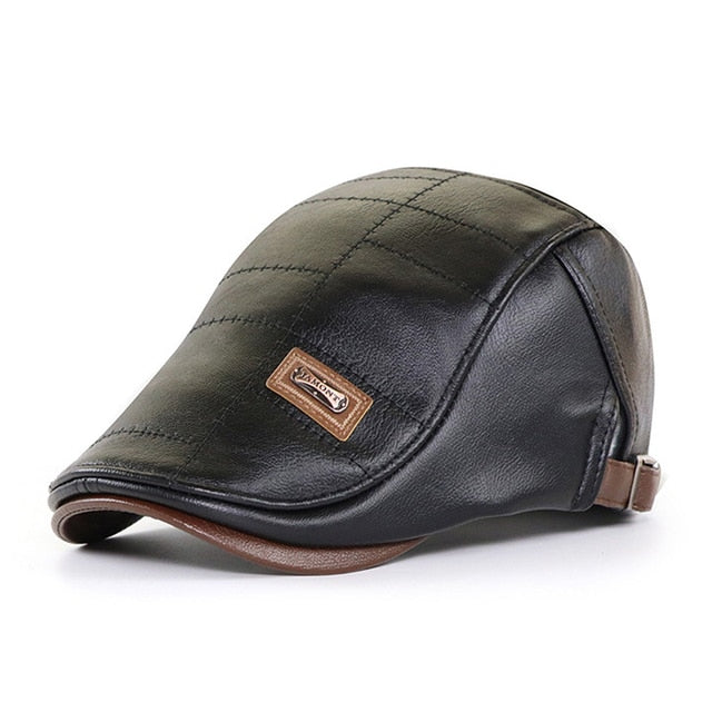 Leather Beret