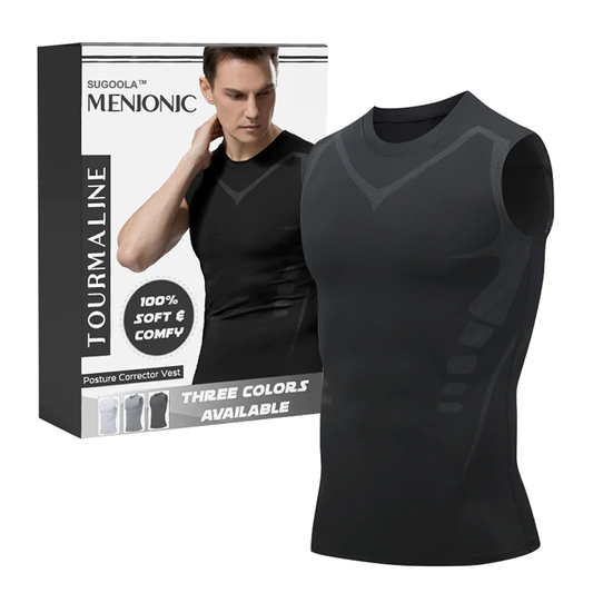 Sugoola™ Tourmaline posture corrector T-shirt MENIONIC -